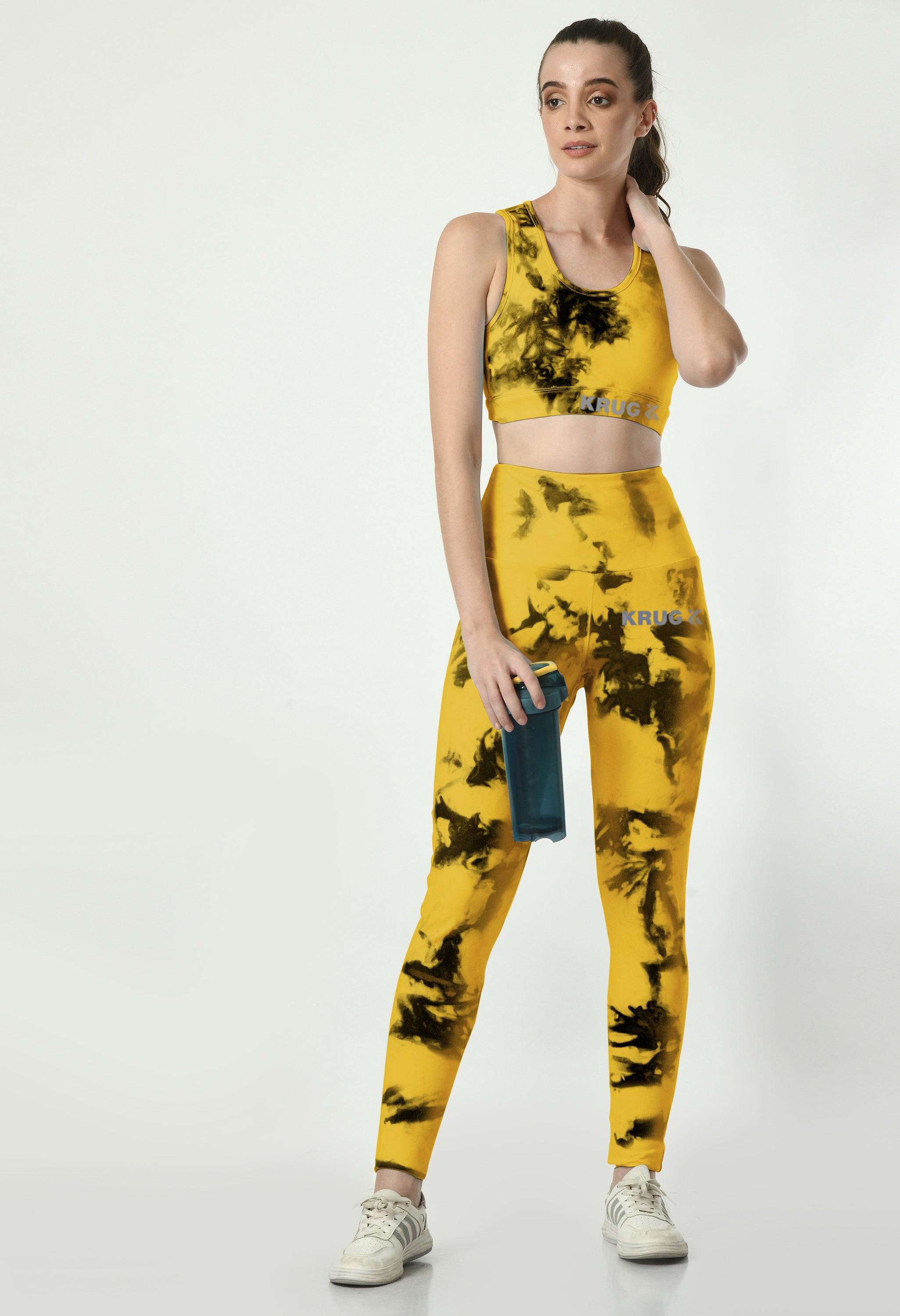 Yoga Capri Leggings - authentic Bumble Bee